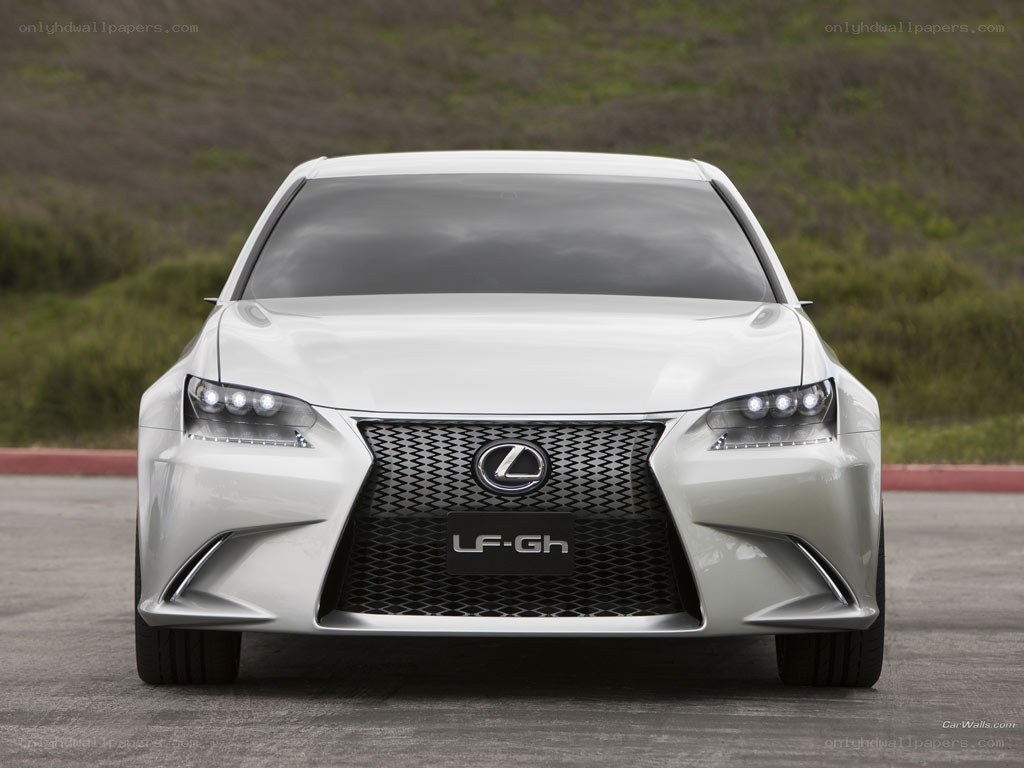 White Lexus LF-Gh concept car