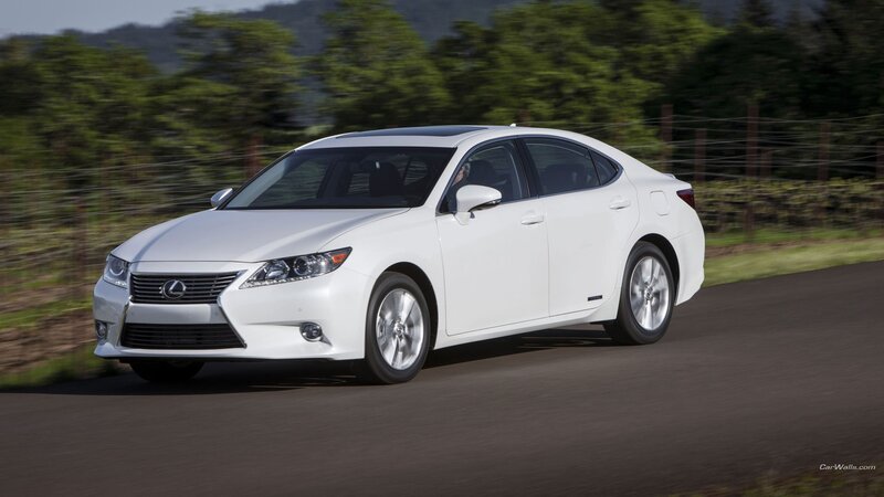 White Lexus Sedan — Dynamic