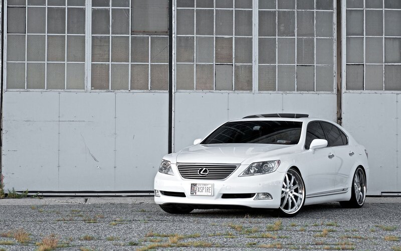 White Lexus Sedan — Neutral, Photograph, Car