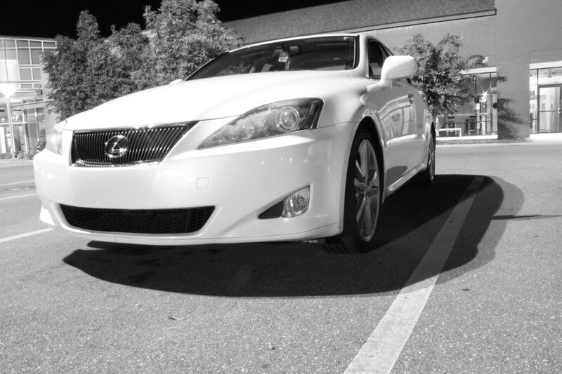 White Lexus Sedan