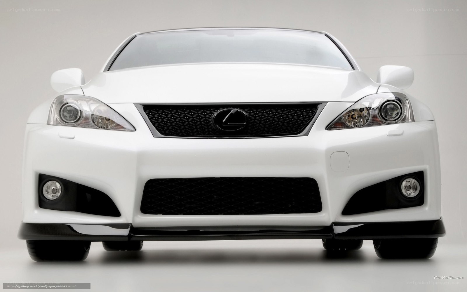 white lexus sports car