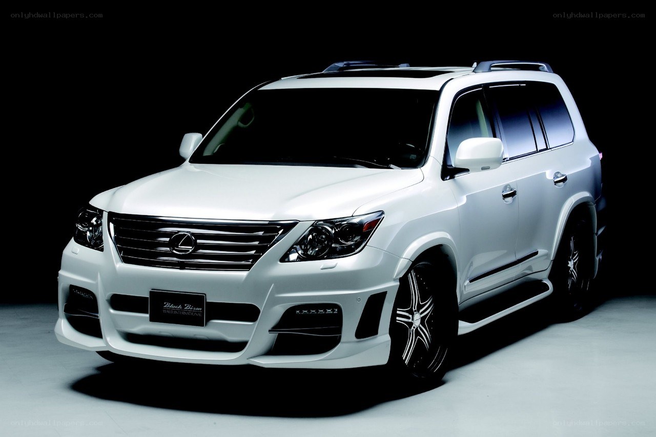 white lexus suv