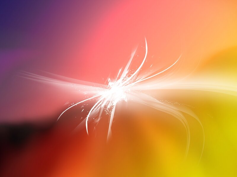 White Light Burst — Red
