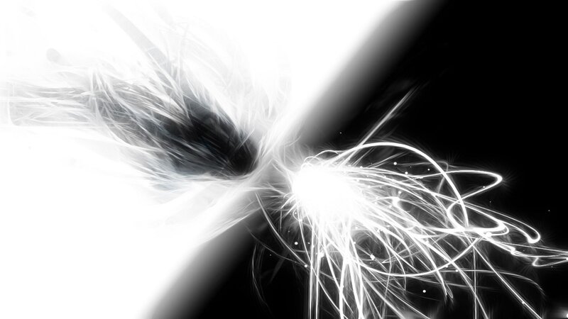 white light explosion abstract