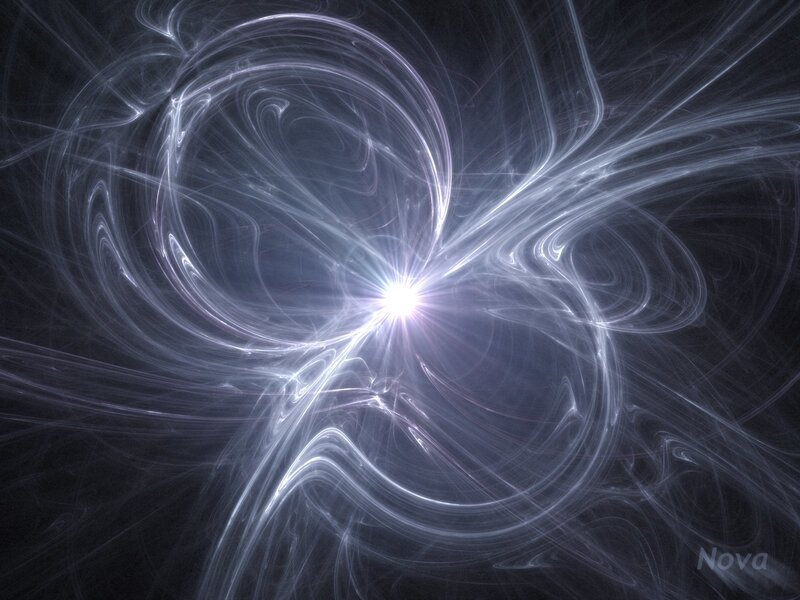 White Light Fractal Pattern — Ethereal