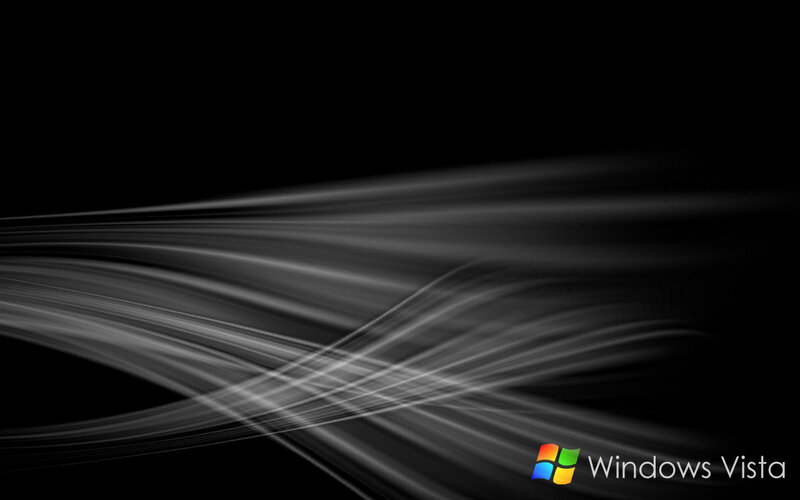 White Light Streaks — Black, Minimalist