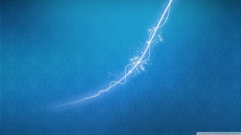 White Light Trail — Blue