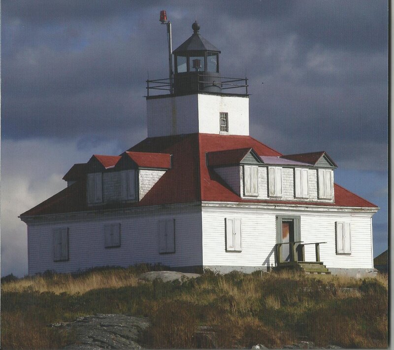 White Lighthouse Building — Dramatic