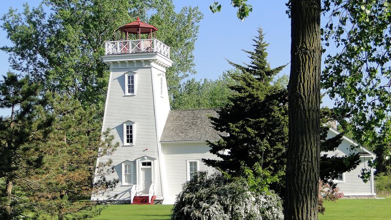 White Lighthouse Building