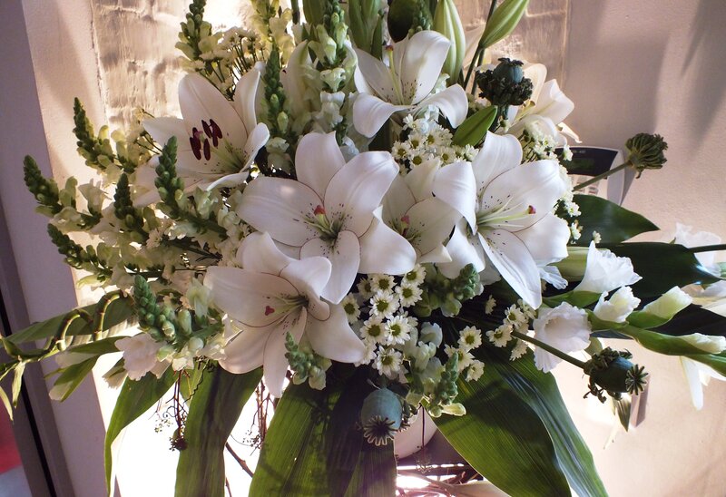 White Lilies Bouquet — Calm, Afternoon