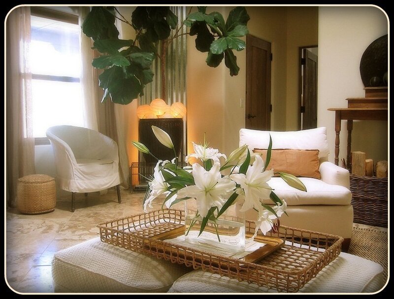 White Lilies in a Vase — Serene, Photograph
