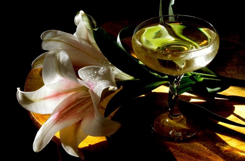 White Lily and Cocktail