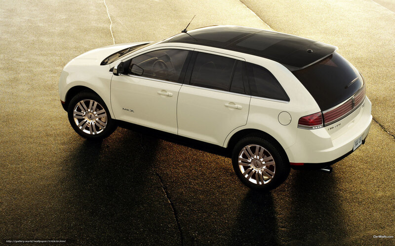 White Lincoln MKX SUV