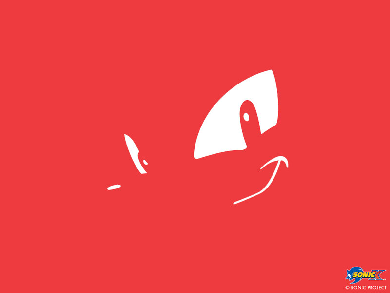 White Line Art on Red
