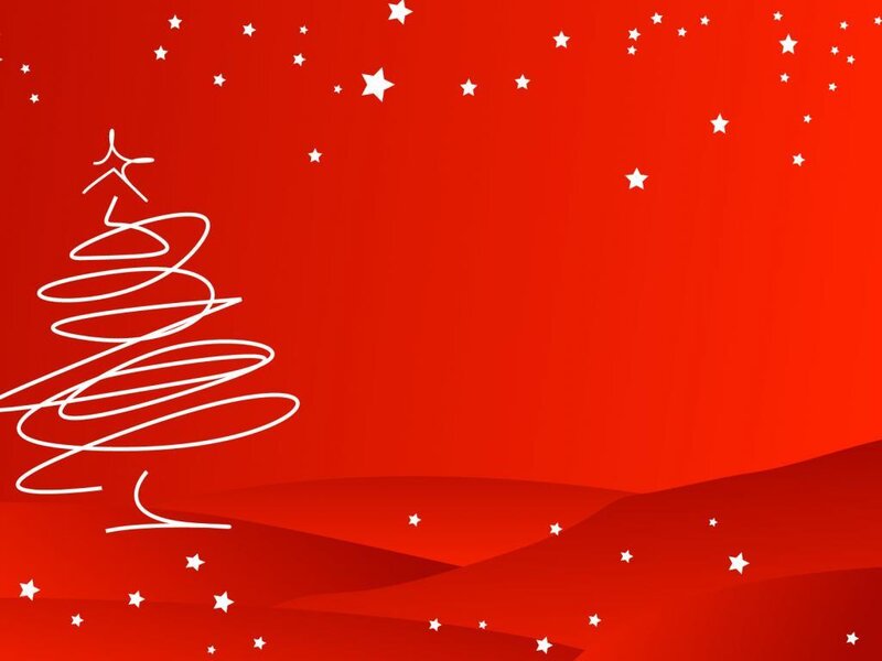 White Line Christmas Tree