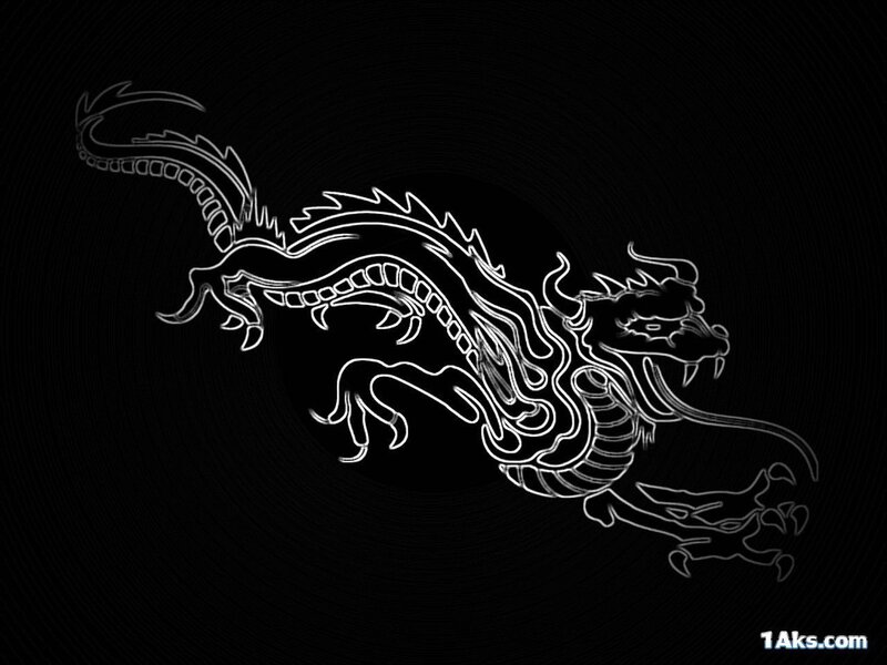 White Line Dragon