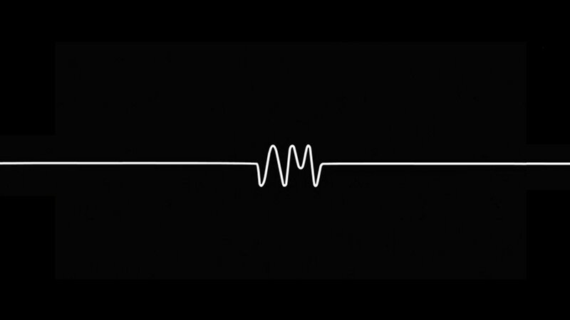 White Line on Black Background — Neutral