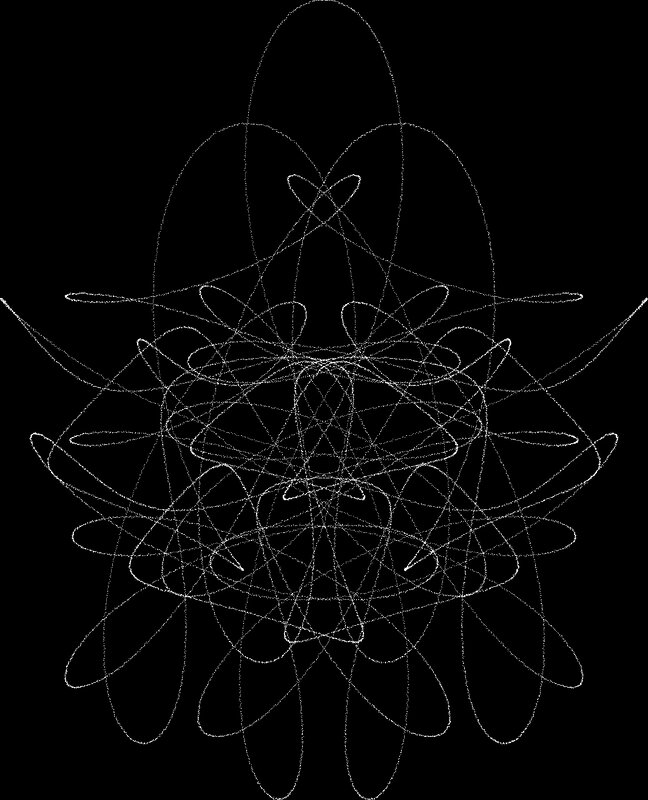 White Line Pattern — Black