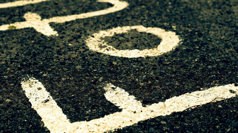 white lines on asphalt road