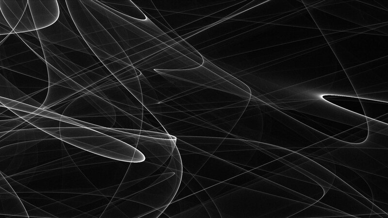 White Lines on Black Background — Calm