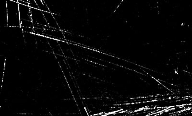 White Lines on Black Background — Chaotic