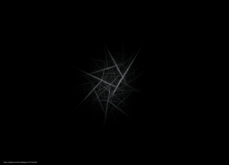 White Lines on Black Background — Minimalist, Abstract, Black Background