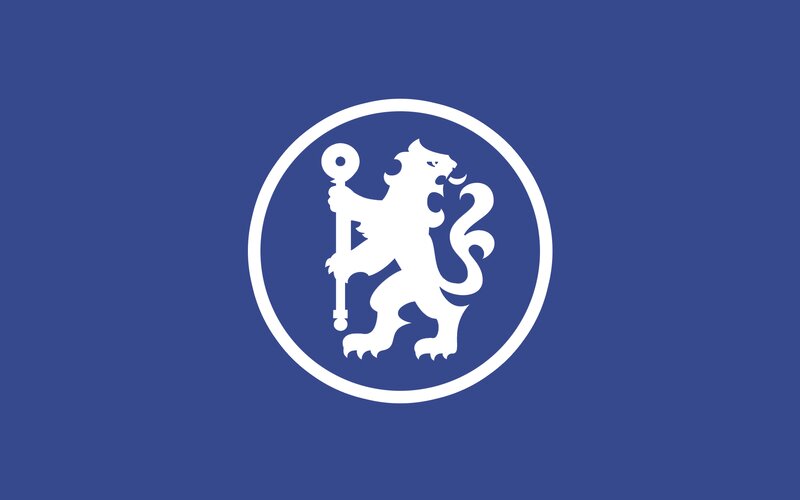 White Lion Emblem — Blue