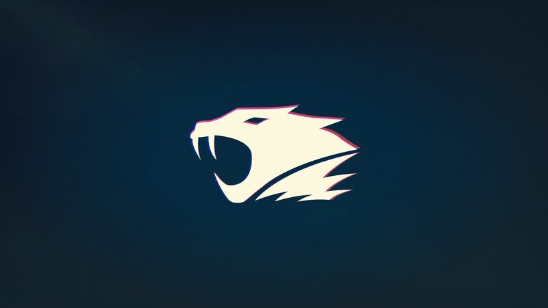 White Lion Head Logo