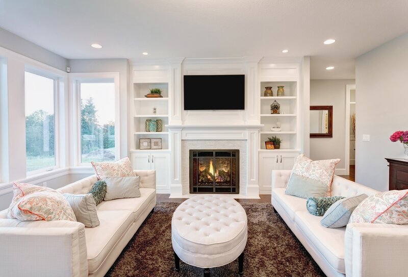White Living Room — Calm