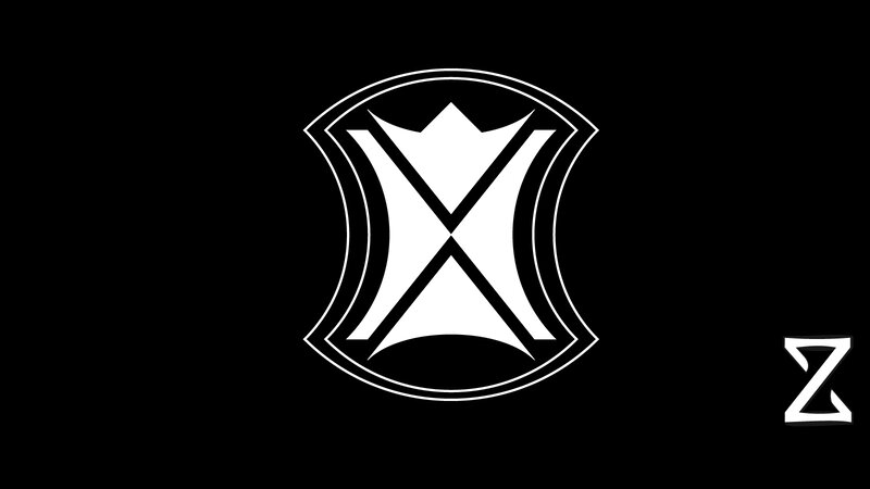 White Logo on Black — Minimalist