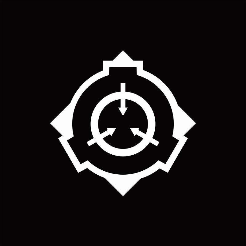 White Logo on Black — Neutral, Vector Art