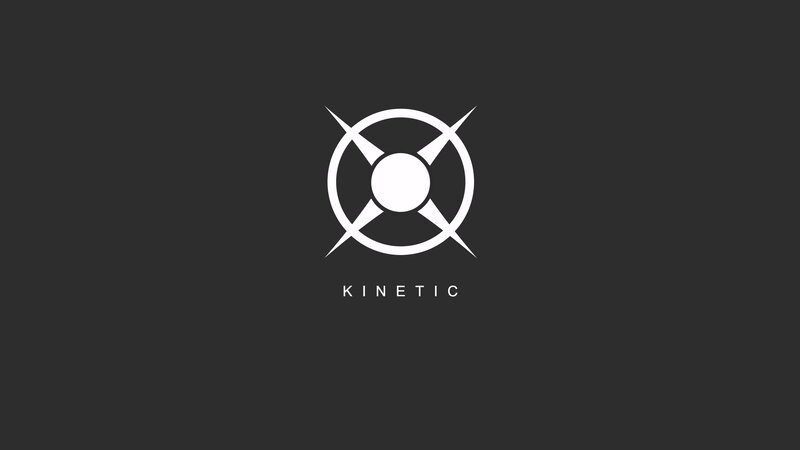 White Logo on Dark Background — Black, Neutral, Minimalist