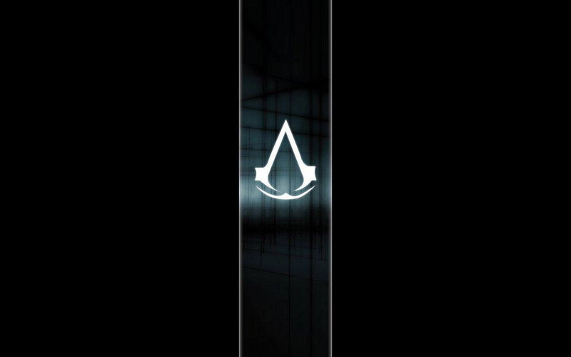 White Logo on Dark Background — Black