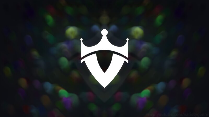 White Logo on Dark Background — Black, Vector Art