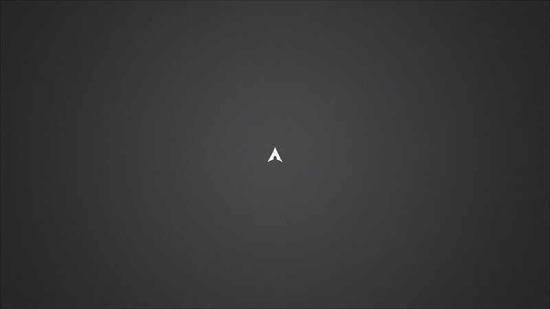 White Logo on Dark Background — Gray