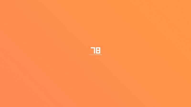 White Logo on Orange