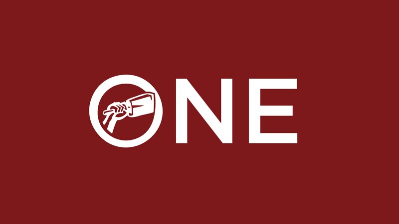 White Logo on Red