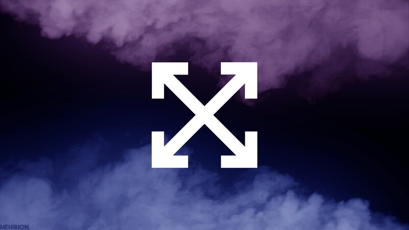 White Logo on Smoke