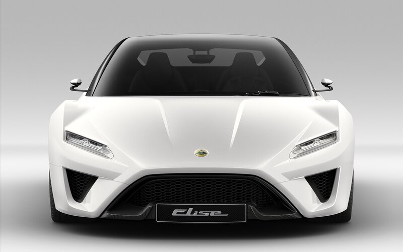 White Lotus Elise Car — Neutral, Photograph