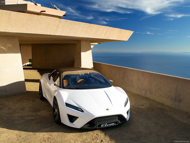 White Lotus Elise Sports Car — Serene, Afternoon