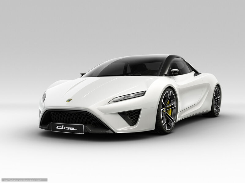 White Lotus Elise sports car