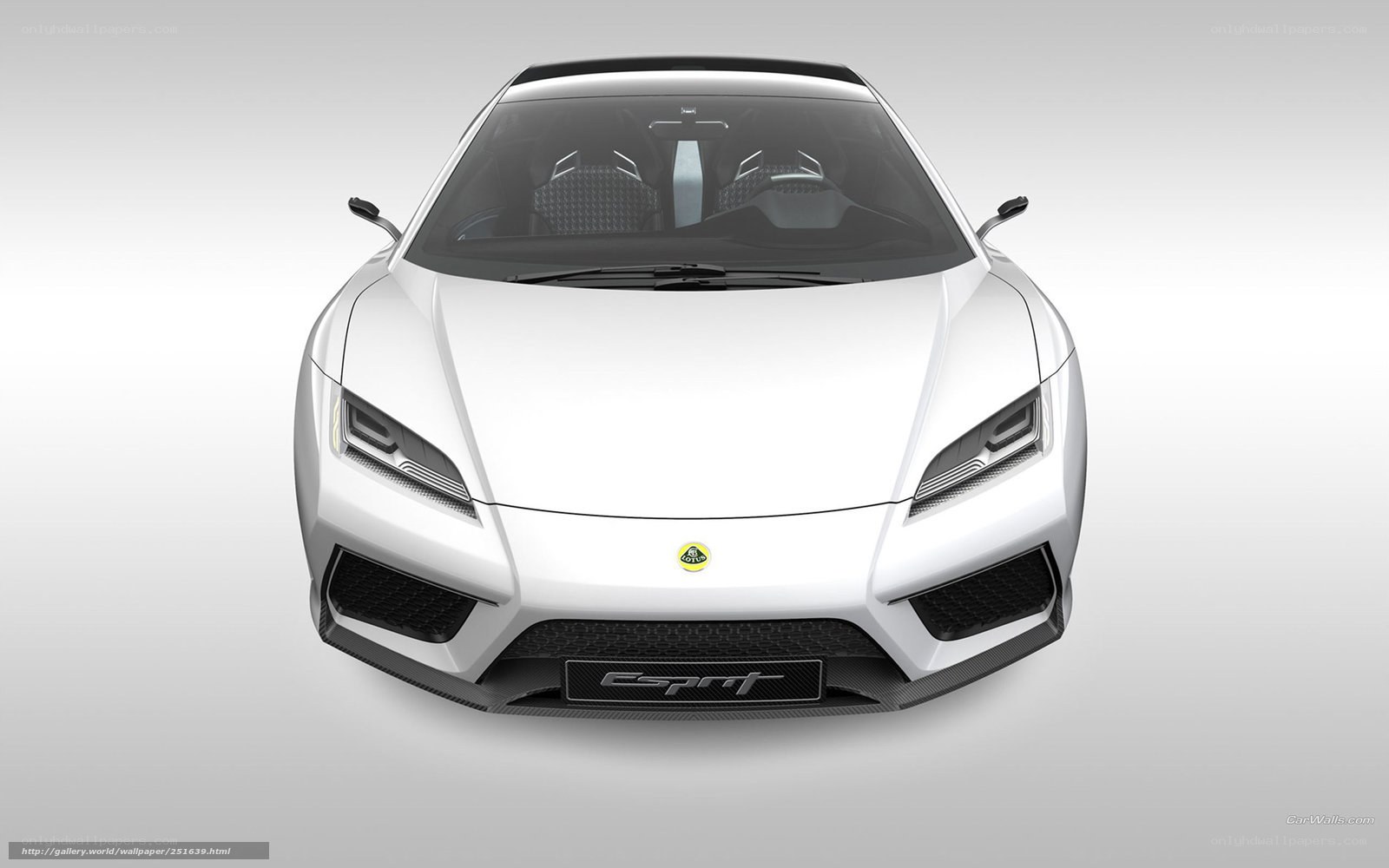 White Lotus Esprit sports car