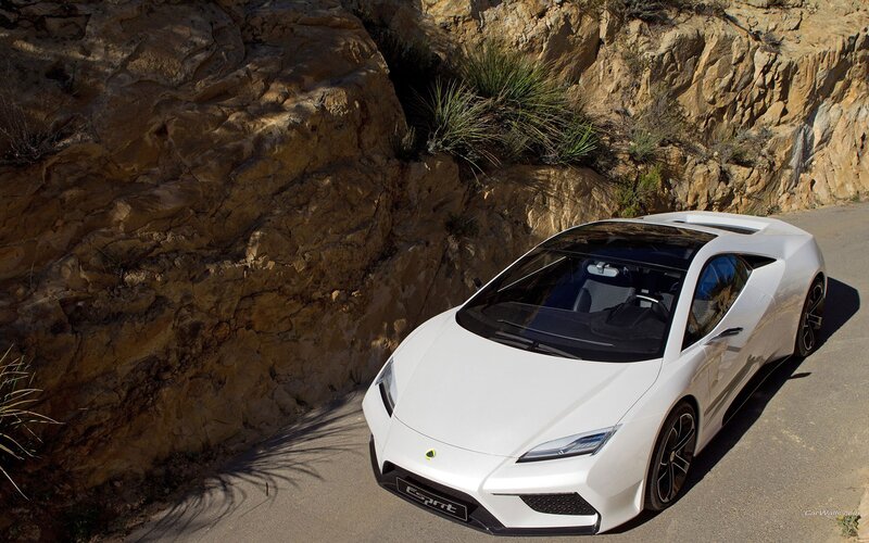 White Lotus Evora sports car