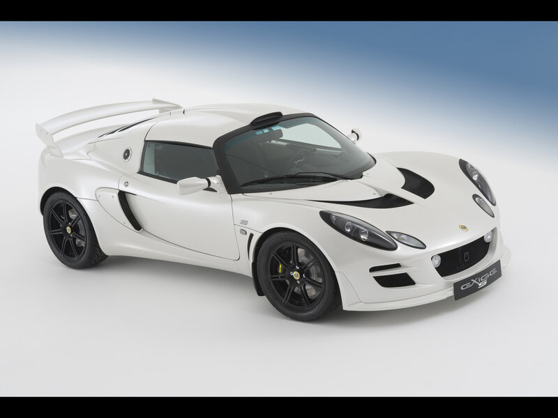 White Lotus Exige S sports car