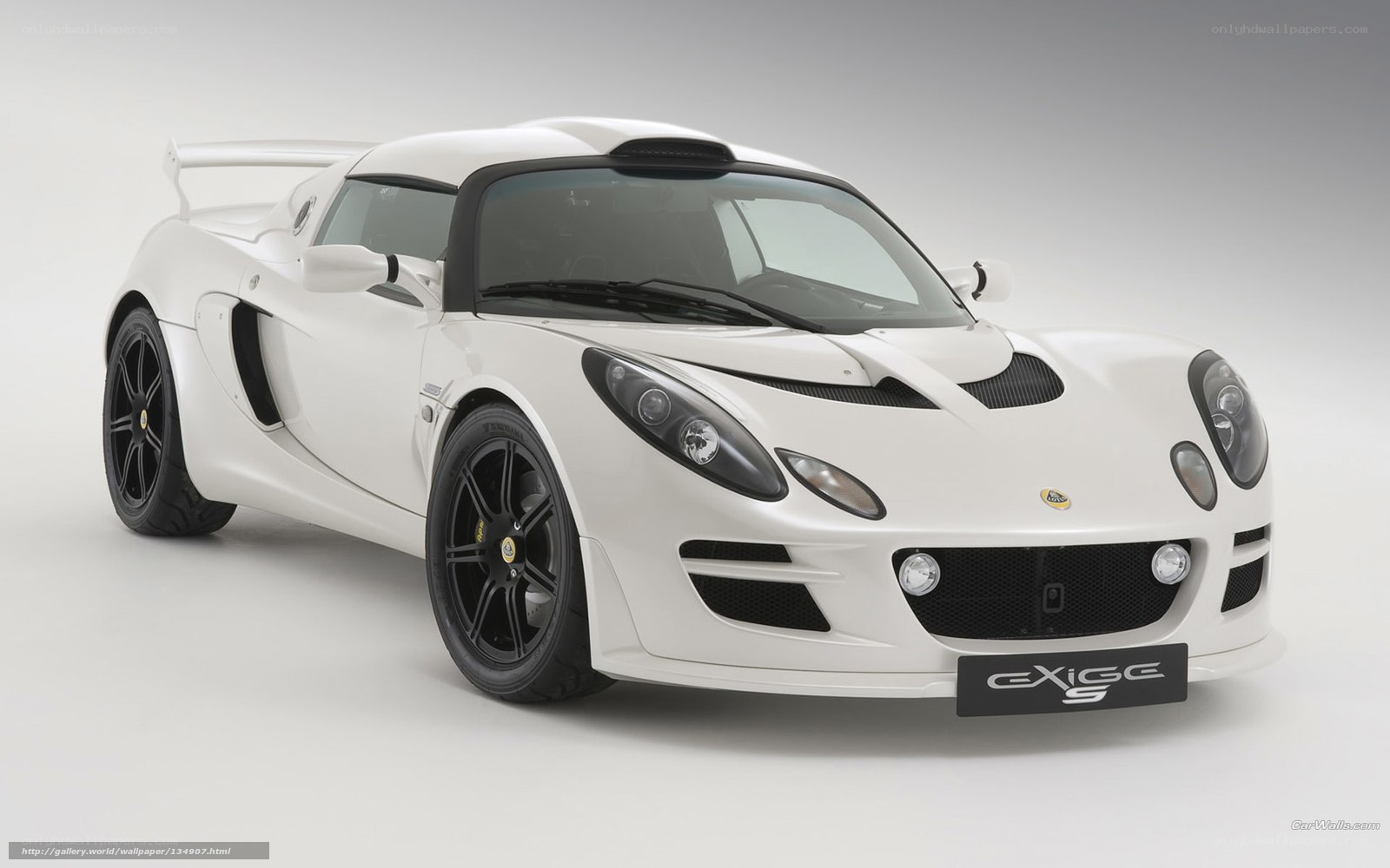 White Lotus Exige S sports car