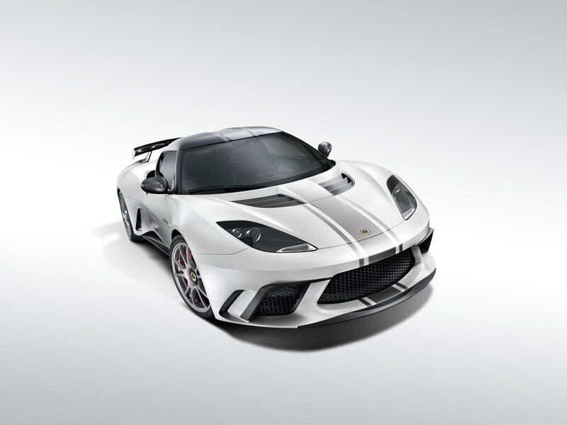 white lotus sports car