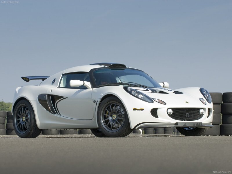 white lotus sports car