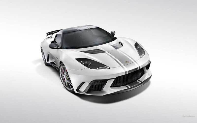 white lotus sports car