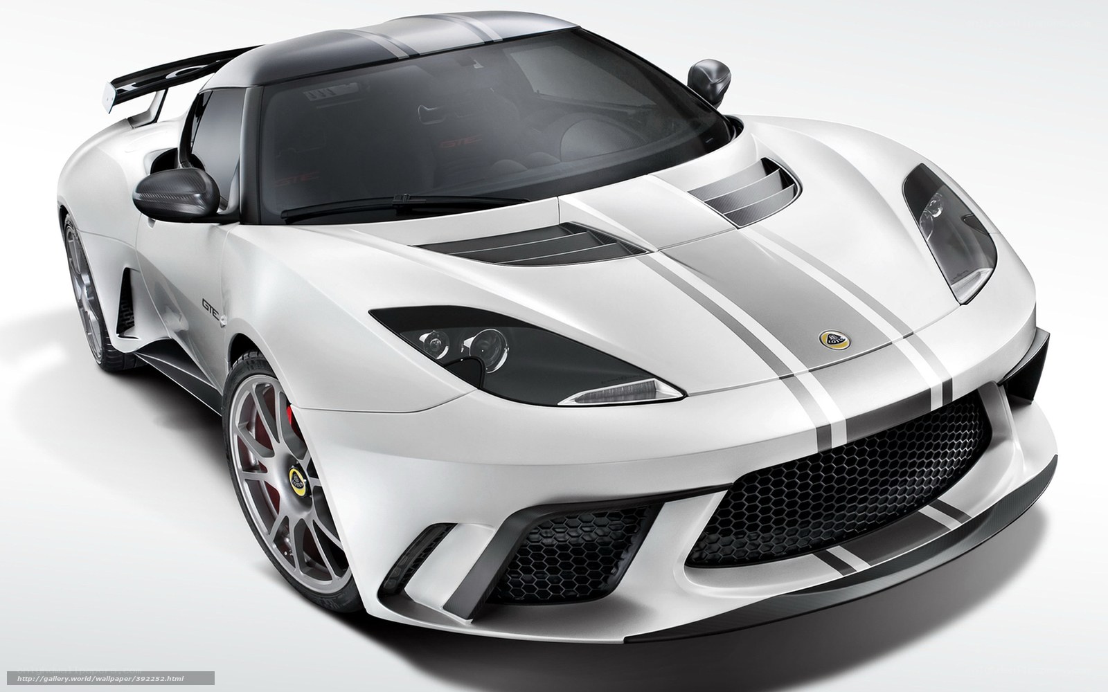 White Lotus sports car