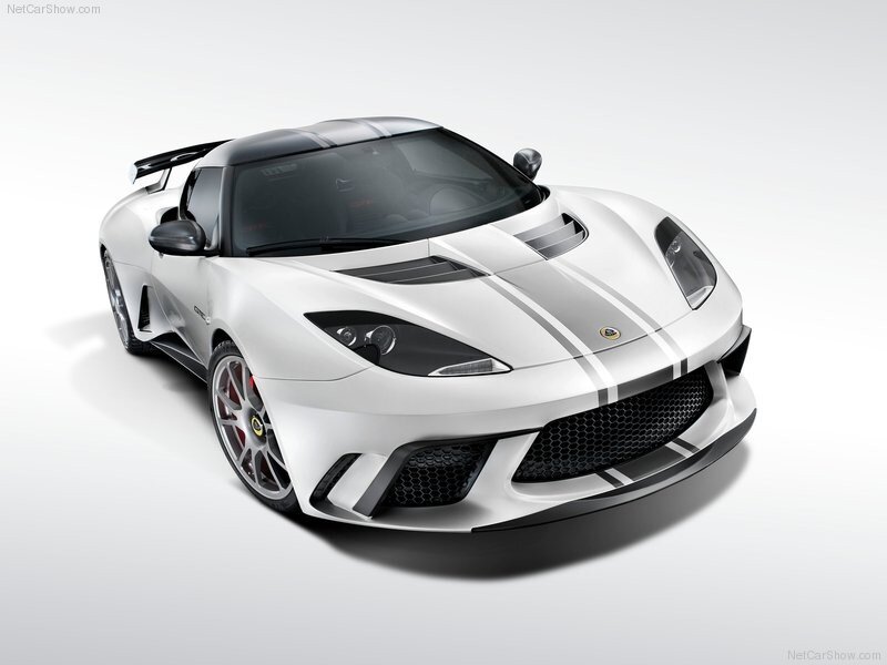 white lotus sports car
